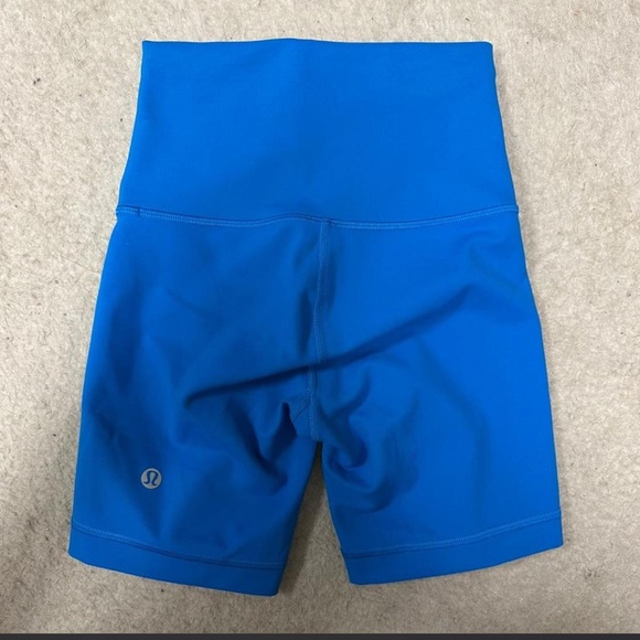 lululemon athletica Vibrant Blue Bike Shorts - Picture 2 of 3